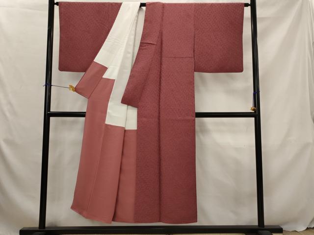 平和屋着物■上質な小紋 霞文 正絹 逸品 AABJ5140st