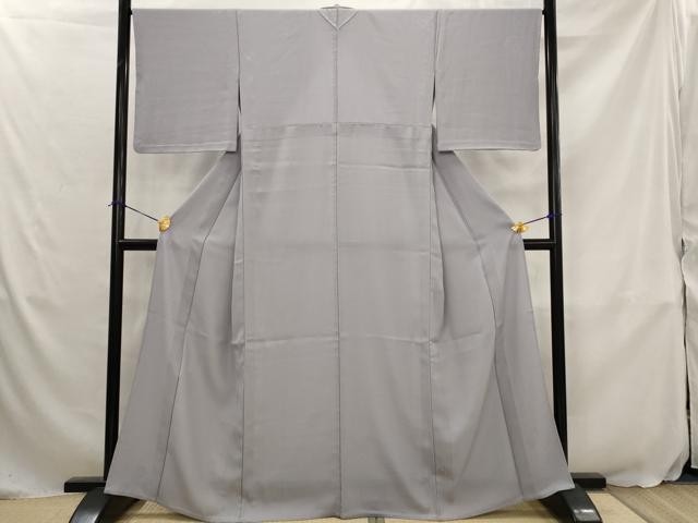 平和屋着物▽色無地 単衣 花丸地紋 薄色 洗える着物 AABJ5185st