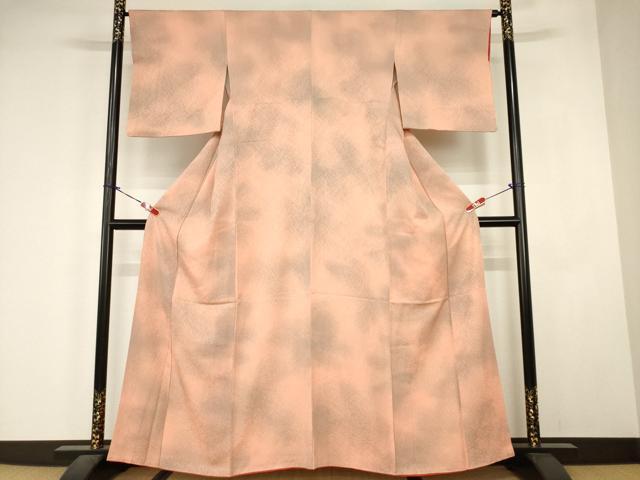 平和屋着物■上質な小紋 霞文 暈し染め 正絹 逸品 AABJ5212br