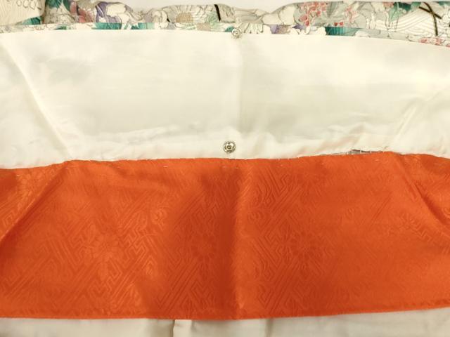 平和屋着物■上質な小紋 籬花文 金彩 正絹 逸品 AABJ5219br