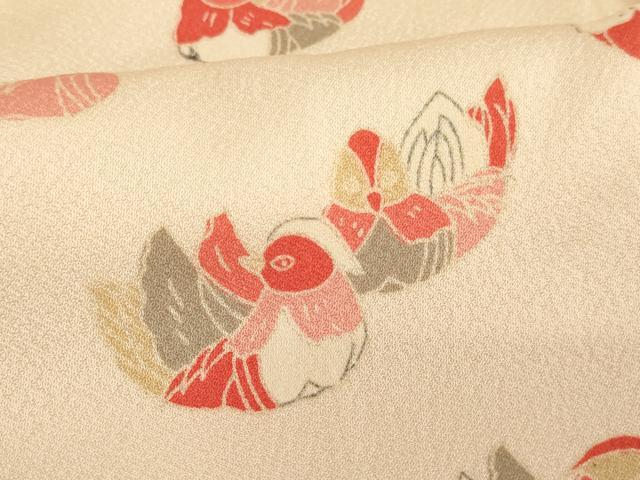 平和屋着物∵女の子 十三参り 子供 祝着 鴛鴦文 逸品 AABJ5250ja