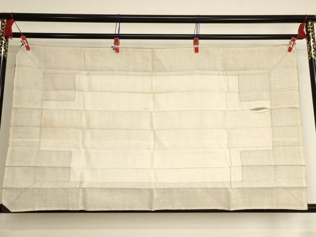 平和屋本店▼夏物 座具 刺繍 竜胆車 金糸 法衣 寺院 仏具 仏教 僧侶 神職 装束 AABJ5419ja