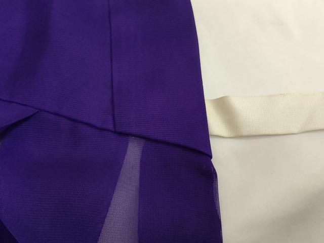 平和屋本店▼夏物 法衣 色衣 紗 菖蒲色地 大重法衣店謹製 寺院 仏具 仏教 僧侶 神職 装束 AABJ5546ja
