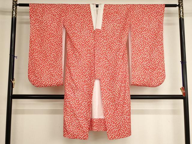 平和屋着物∵女の子 十三参り 子供 祝着・長襦袢(袷・半衿刺繍)セット 花丸鼓文 黒地 AABJ5638ja