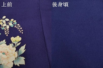 平和屋着物●豪華振袖 花丸文 金彩 鬼しぼ縮緬 正絹 逸品 AABJ5744ck