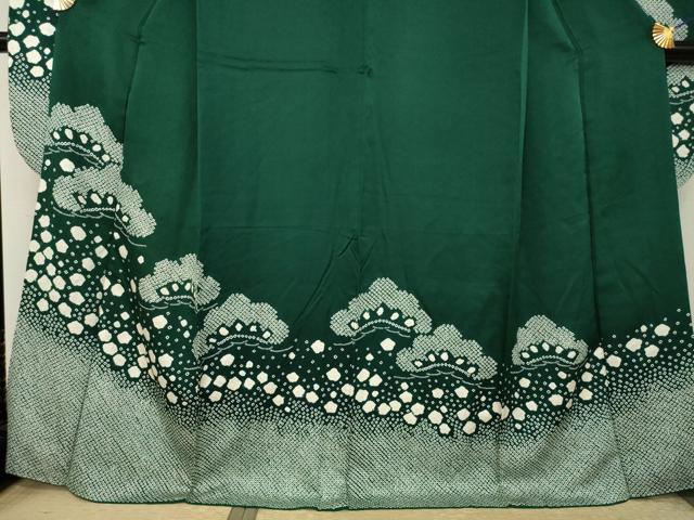 平和屋着物●豪華振袖 絞り 松 やまと誂製 正絹 逸品 AABJ5759ck