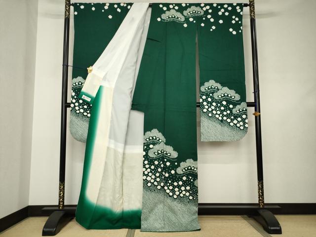 平和屋着物●豪華振袖 絞り 松 やまと誂製 正絹 逸品 AABJ5759ck