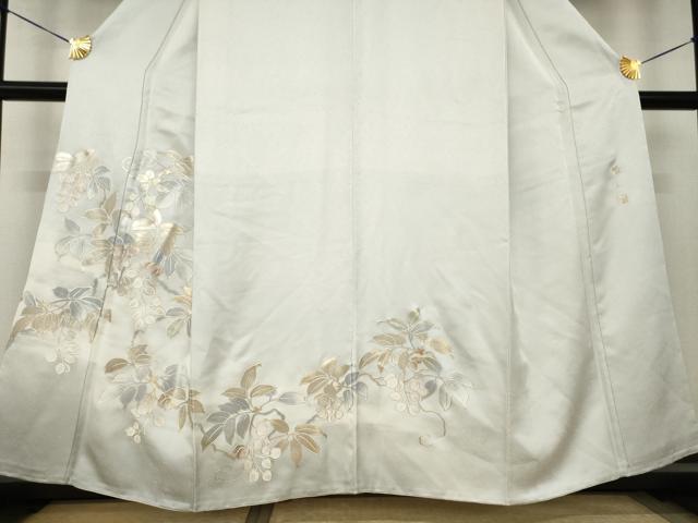 平和屋着物●堀順三 訪問着 枝蕾 暈し染め 金銀彩 鈴乃屋扱い 正絹 逸品 AABJ5775ck