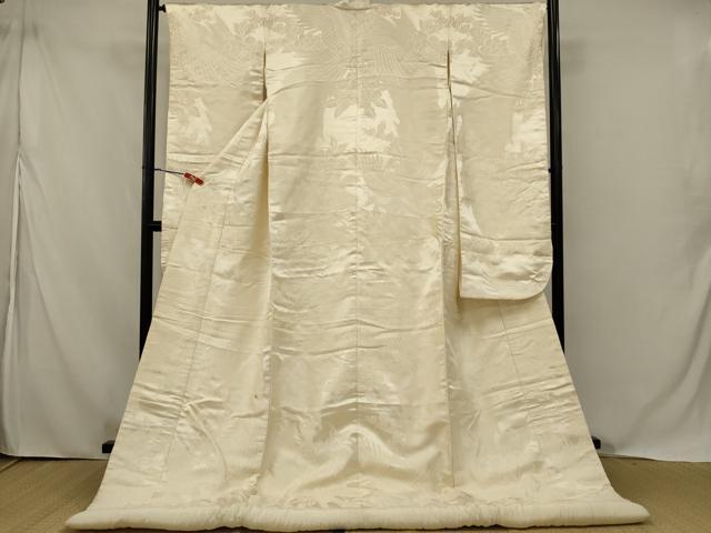 平和屋本店●白打掛 白無垢 和装 婚礼 結婚式 花嫁 神社挙式 唐織 鳳凰草花文 逸品 AABJ5804ou