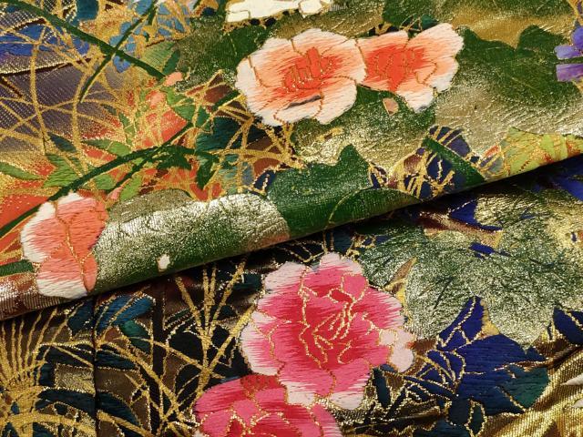 平和屋本店●色打掛 和装 婚礼 結婚式 花嫁 神社挙式 総刺繍 飛鶴草花文 暈し染め 金銀糸 逸品 AABJ5811ou