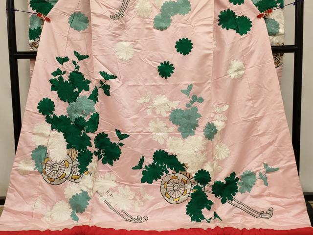 平和屋本店●色打掛 和装 婚礼 結婚式 花嫁 神社挙式 総刺繍 花車文 金銀糸 逸品 AABJ5831ou