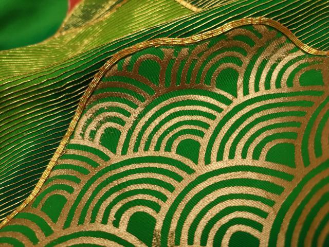 平和屋本店●色打掛 和装 婚礼 結婚式 花嫁 神社挙式 駒刺繍 飛鶴松文 金銀糸 逸品 AABJ5834ou