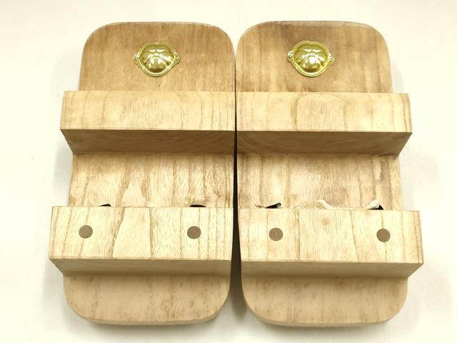 平和屋着物▼男性 和装小物 下駄 桐下駄 箱付き 逸品 未使用 AABJ5861ay