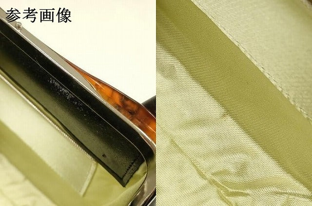 平和屋着物▼和装小物 和装バッグ フジタツ ハンドバッグ 獅子花文 共箱付き 逸品 AABJ5862ay