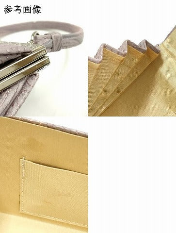 平和屋着物▼和装小物 和装バッグ2点セット ハンドバッグ クラッチバッグ 立涌文様 逸品 AABJ5863ay