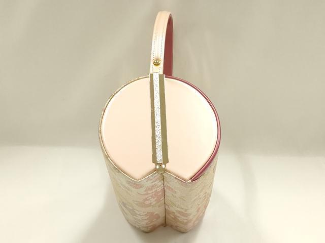 平和屋着物▼和装小物 和装バッグ 振袖用 ハンドバッグ 花柄 金銀糸 逸品 AABJ5865ay