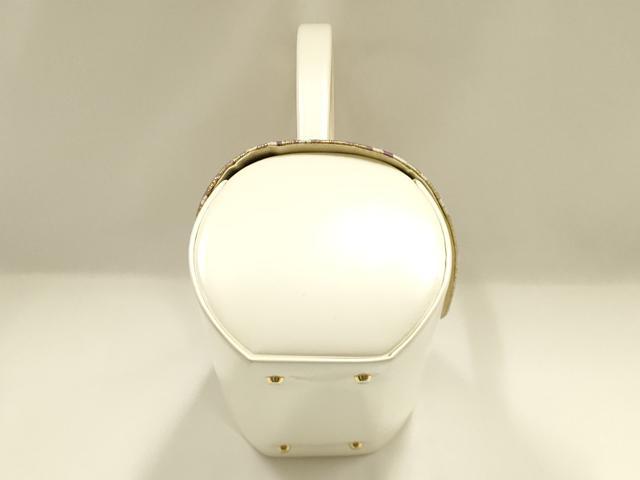 平和屋着物▼和装小物 和装バッグ ハンドバッグ 花柄 金糸 帯地使用 逸品 AABJ5869ay