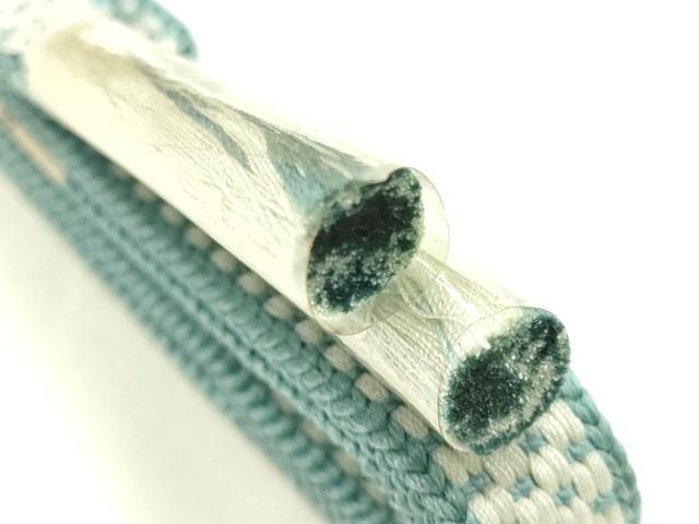 平和屋着物●和装小物 帯締め・帯揚げセット 平組 柄絞り 菊繋ぎ 逸品 未使用 AABJ5903ay
