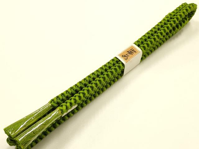 平和屋着物●和装小物 帯締め・帯揚げセット 丸組 柄絞り 菊 逸品 未使用品あり AABJ5967ay
