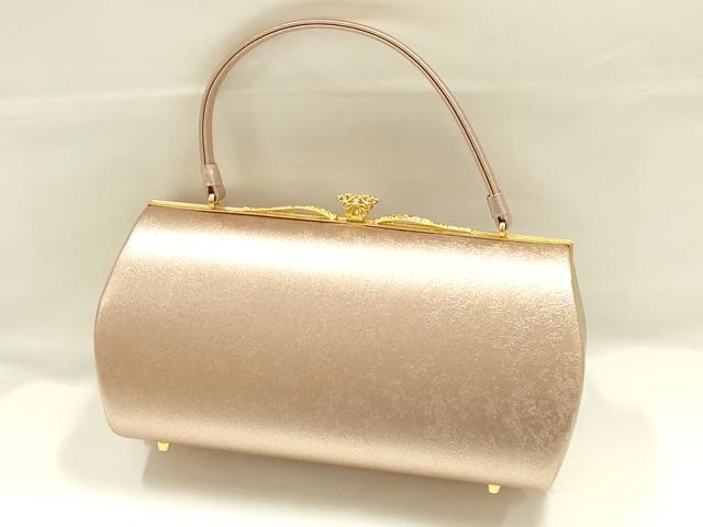 平和屋着物●和装小物 和装バッグ ハンドバッグ 霞文 金彩 逸品 AABJ5978ay
