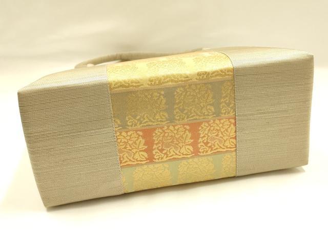 平和屋着物●和装小物 和装バッグ ハンドバッグ 名物裂 金糸 逸品 AABJ5983ay