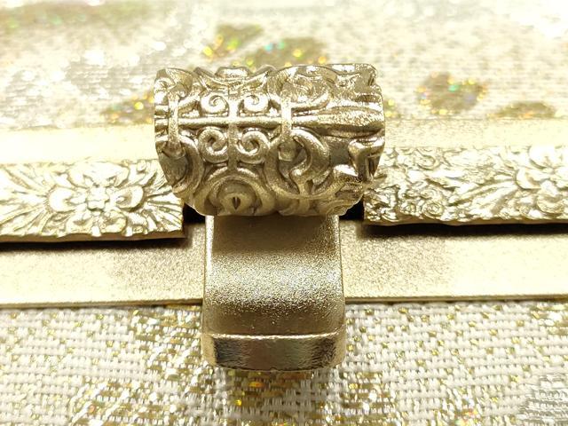 平和屋着物●和装小物 和装バッグ ハンドバッグ 花柄 金銀糸 帯地使用 逸品 AABJ5986ay