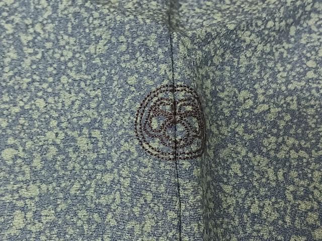 平和屋着物▽京友禅の第一人者 松井青々 小紋 単衣 霞文 正絹 逸品 AABJ6011jh