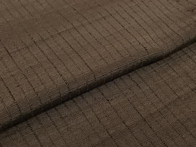 平和屋着物▽男性 単衣 葡萄鼠色 正絹 逸品 AABJ6022jh