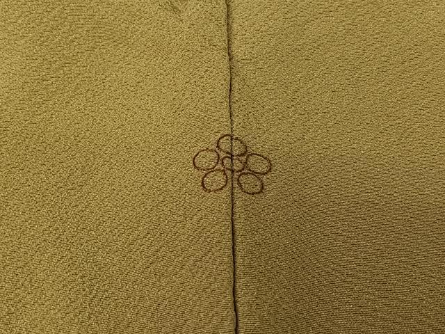 平和屋着物▽訪問着 単衣 絞り 地紙花文 金彩 正絹 逸品 AABJ6045jh