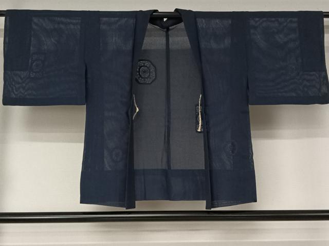 平和屋着物▽羽織 スリーシーズン 春夏秋 塵除け 正倉院花文 正絹 逸品 AABJ6108jh