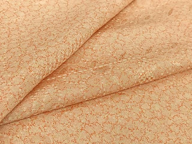 平和屋着物▽上質な小紋 単衣 霞文 正絹 逸品 AABJ6132jh