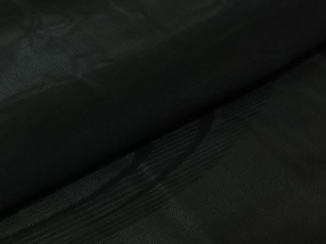 平和屋着物▽羽織 スリーシーズン 春夏秋 塵除け 流水文 黒地 正絹 逸品 AABJ6167jh