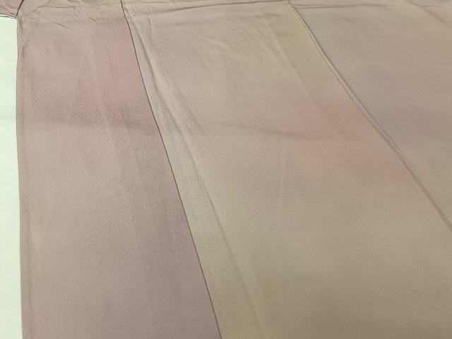 平和屋着物▽染色作家 斉藤三才 小紋 単衣 霞文 暈し染め 正絹 逸品 AABJ6170jh