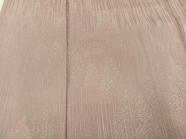 平和屋着物●無地絵羽訪問着 樹林地紋 枯野色 正絹 逸品 AABJ6202ph