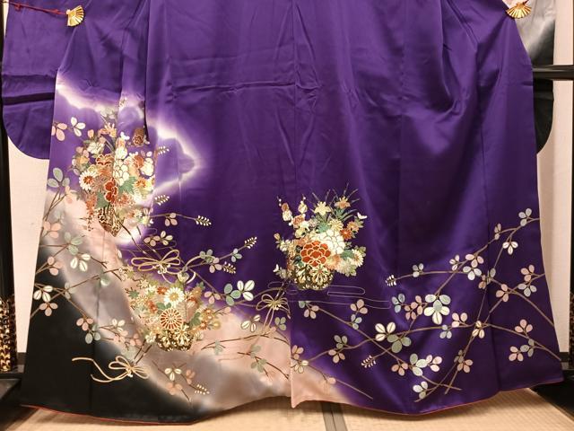 平和屋着物●豪華振袖 花車文 正絹 逸品 AABJ6230ph