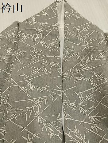 平和屋着物●上質な小紋 笹竹文 正絹 逸品 AABJ6253ph
