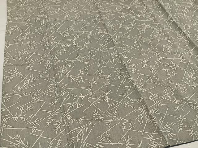 平和屋着物●上質な小紋 笹竹文 正絹 逸品 AABJ6253ph
