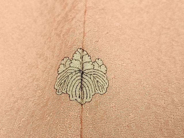 平和屋着物●上質な色無地 薄香色 正絹 逸品 未使用 AABJ6256ph