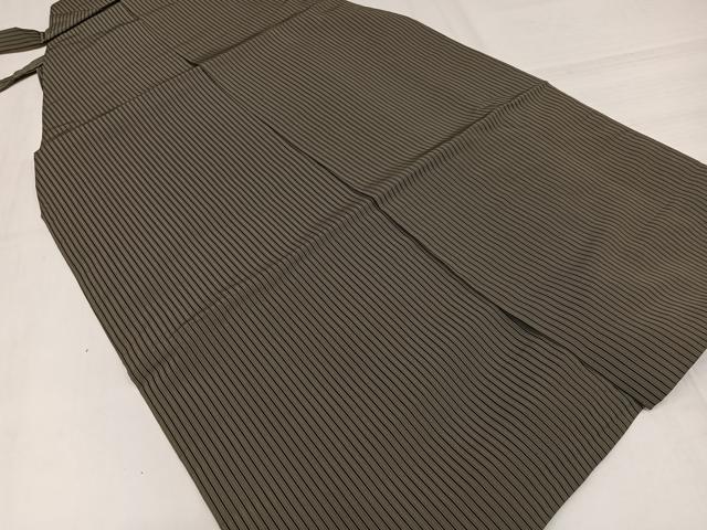 平和屋着物●男性 本場神代仙台平 行灯袴 縞 正絹 逸品 AABJ6257ph
