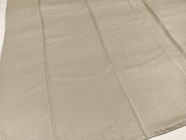 平和屋着物●上質な色無地 白橡色 正絹 逸品 AABJ6260ph