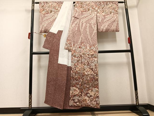 平和屋着物●訪問着 作家物 辻が花 絞り 正絹 逸品 AABJ6307ph