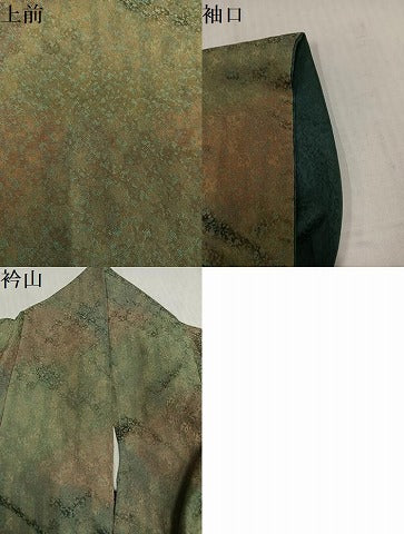 平和屋着物●訪問着 お召地 霞文 正絹 逸品 AABJ6323ph