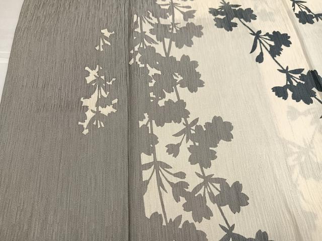 平和屋着物●訪問着 枝垂れ桜シルエット 正絹 逸品 AABJ6330ph