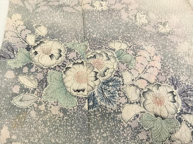 平和屋着物●越後十日町の一流染匠 桐屋・翠山工房 訪問着 絞り 辻が花 暈し染め 正絹 逸品 AABJ6338ph