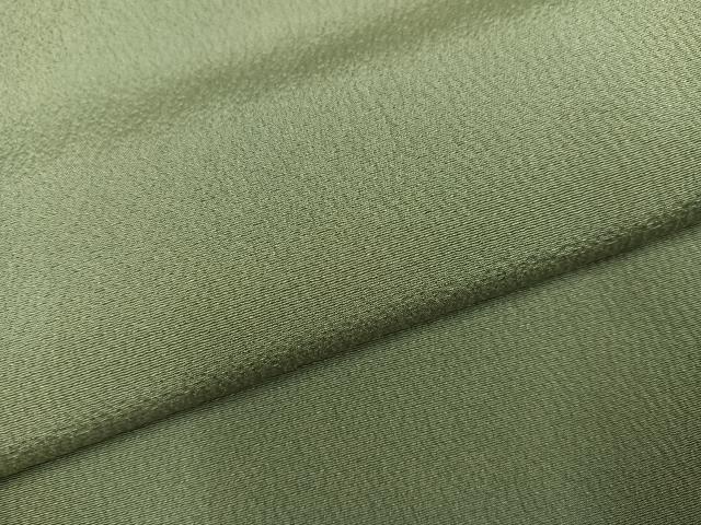 平和屋着物●上質な色無地 青白橡色 鈴乃屋扱い 正絹 逸品 AABJ6359ph