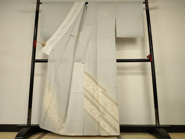 平和屋着物*夏物 訪問着 絽 蔦の葉文 暈し染め さが美扱い 正絹 逸品 AABJ6374jd