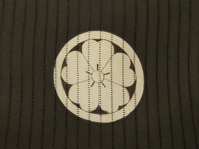 平和屋着物*夏物 黒留袖 縦絽 刺繍 流水色紙花文 金糸 正絹 逸品 AABJ6378jd
