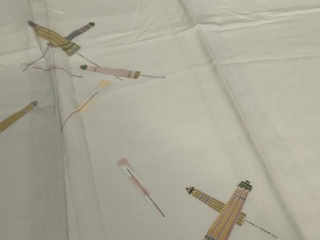 平和屋着物*夏物 訪問着 絽 番傘 暈し染め 正絹 逸品 AABJ6380jd