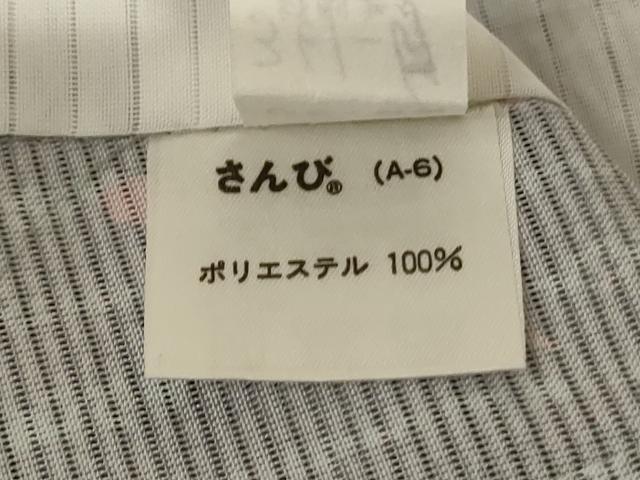 平和屋着物*夏物 小紋 絽 草花文 さんび謹製 洗える着物 AABJ6384jd