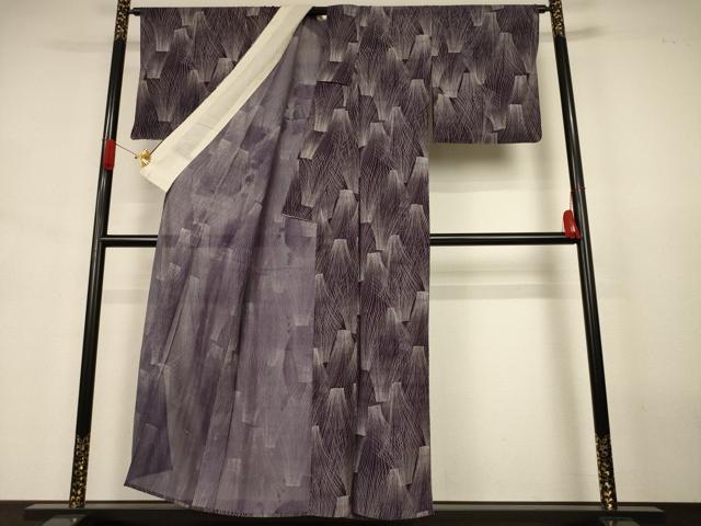 平和屋着物*夏物 小紋 絽 芝文 正絹 逸品 AABJ6389jd